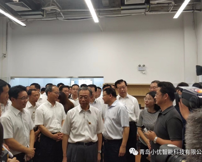 山東省委書記、省長、青島市委書記一行蒞臨我司視察指導工作